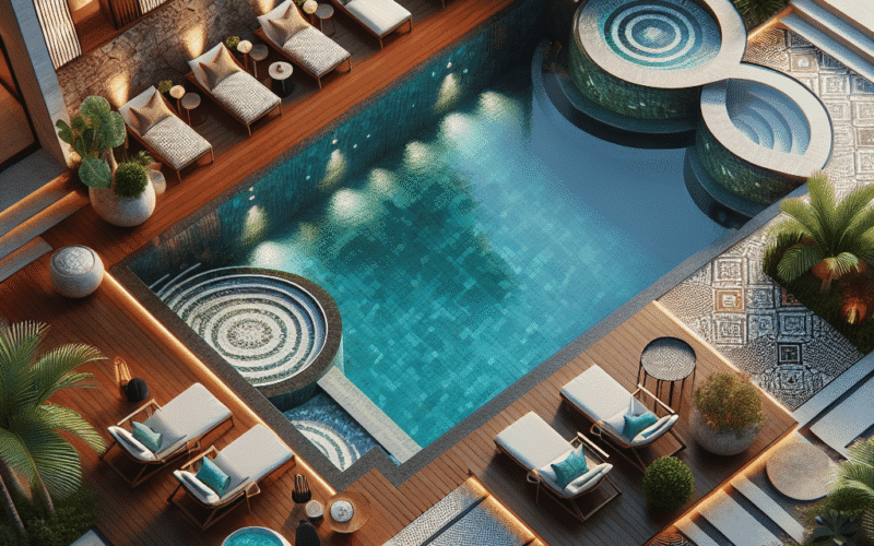 Descubra 5 opções de revestimentos para borda de piscina que transformarão seu ambiente