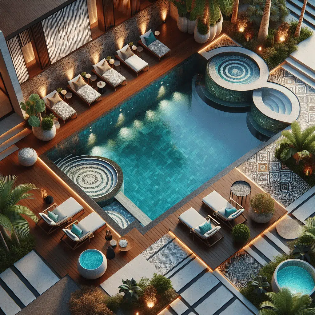Descubra 5 opções de revestimentos para borda de piscina que transformarão seu ambiente