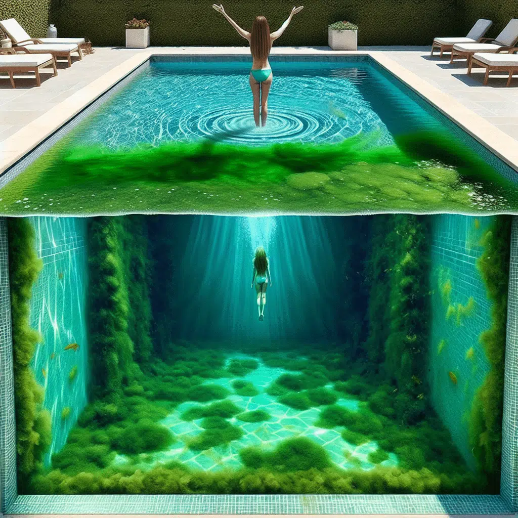Diga adeus à piscina com água verde! Este truque surpreendente a limpa em minutos.