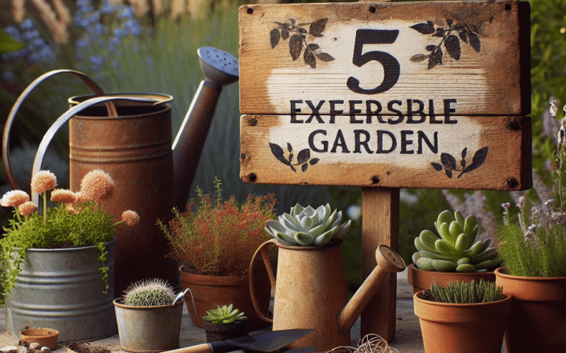 É possível ter um jardim econômico e descomplicado com estas 5 dicas de especialista.