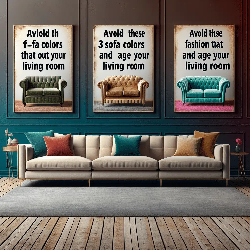Evite essas 3 cores de sofá que já passaram da moda e que podem envelhecer sua sala.