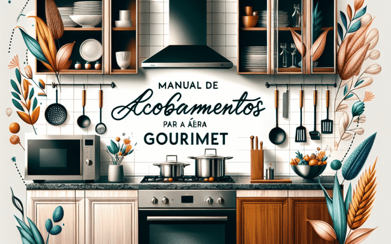 Manual de acabamentos para área gourmet