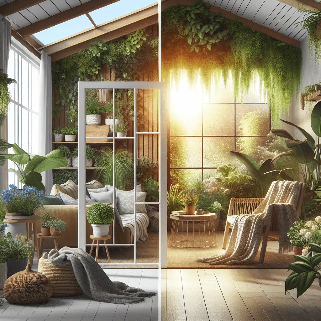 O espaço negligenciado da sua casa pode se tornar um refúgio verde e um lindo jardim de inverno.