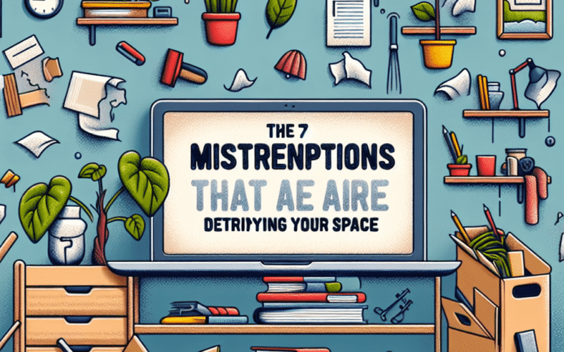 Os 7 Equívocos que Estão Deteriorando Seu Espaço