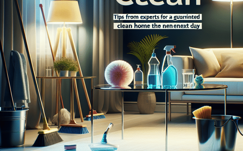 Os truques que os especialistas em limpeza utilizam todas as noites para garantir uma casa impecável no dia seguinte.