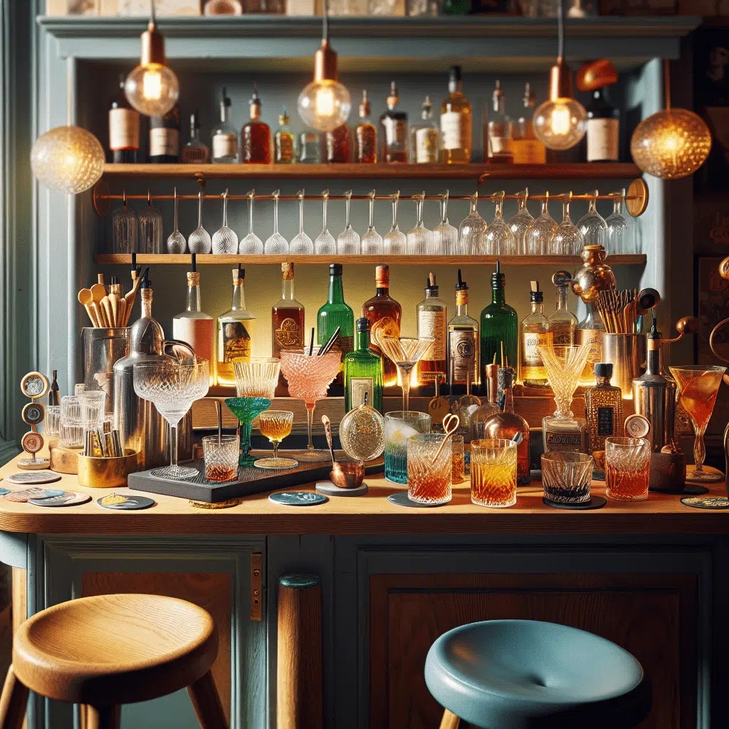 Sugestões criativas para montar um espaço de drinks com estilo