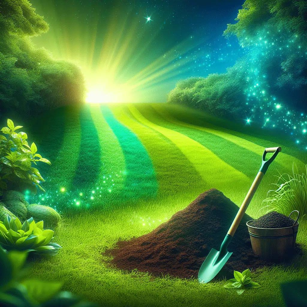 Segredo da borra de café está transformando gramados em verde intenso rapidamente