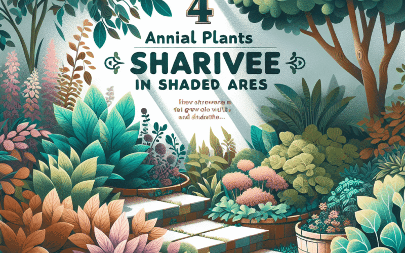 4 Plantas Anuais Que Se Desenvolvem Bem em Áreas Sombreadas