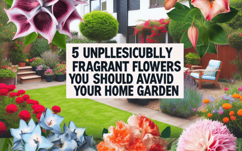 5 flores com cheiros desagradáveis que você deve evitar no jardim da sua casa