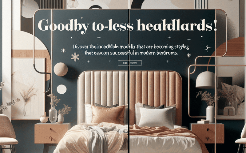 Adeus cabeceiras sem estilo! Descubra os modelos incríveis que estão fazendo sucesso nos quartos modernos.