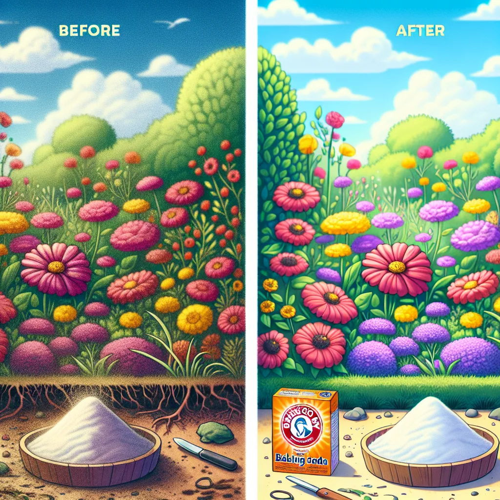 Adeus, flores sem vida! O bicarbonato de sódio pode revitalizar seu jardim