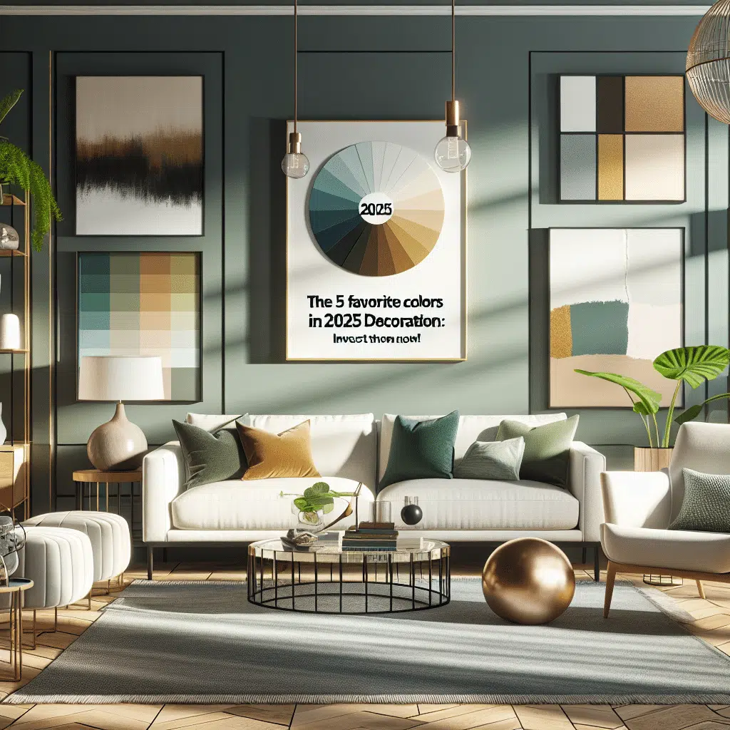 As 5 cores favoritas da decoração de 2025: invista nelas já!