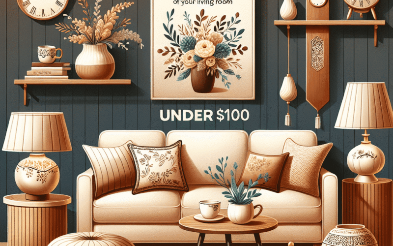Aumente o charme da sua sala de estar com estes 5 produtos que custam até R$ 100