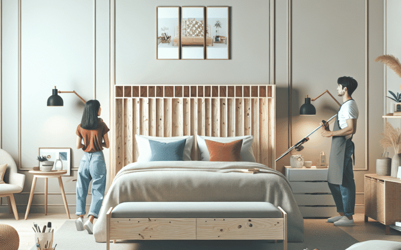 Cabeceira de cama econômica e linda: 5 dicas que qualquer casal pode realizar em casa.