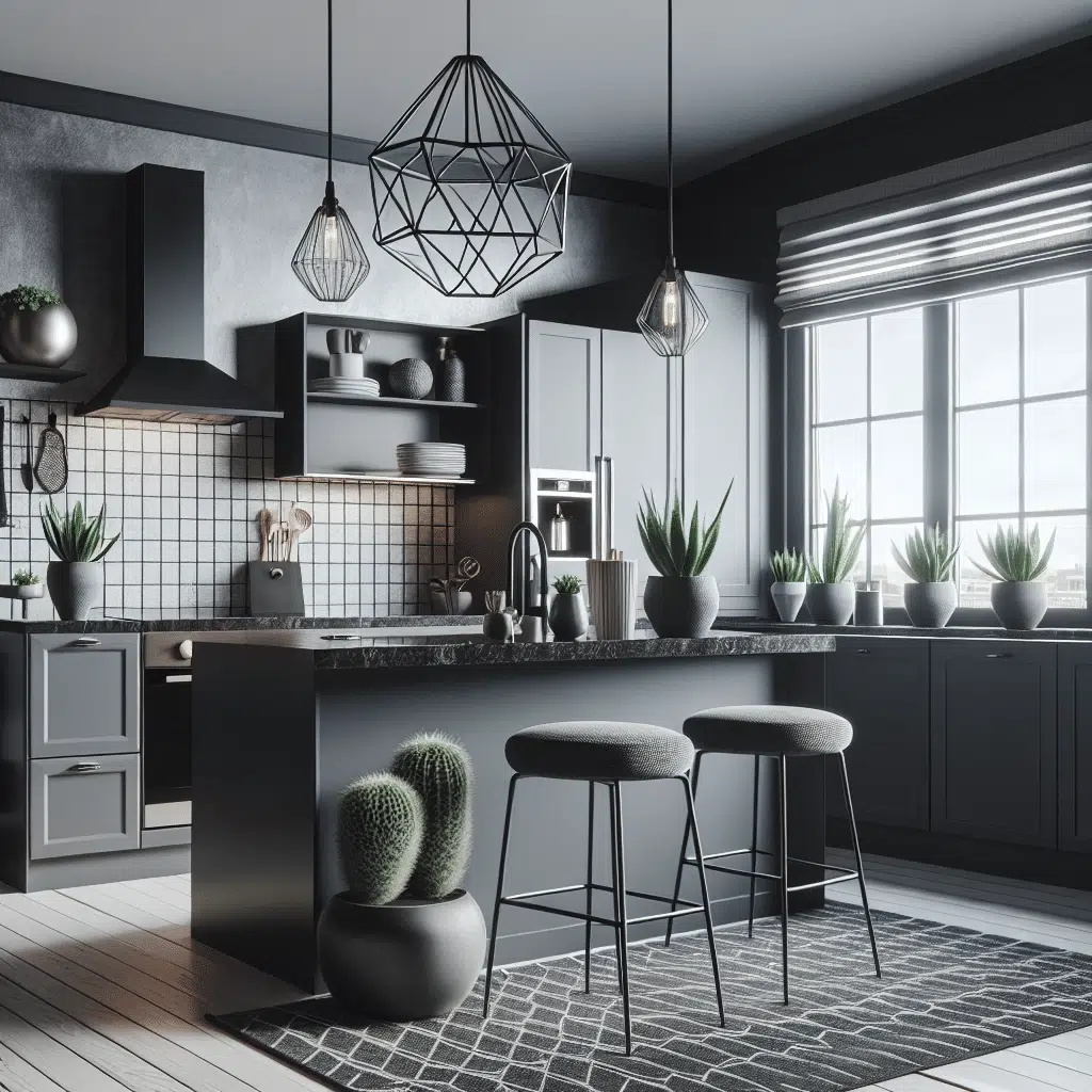 Cozinha nas cores preta e cinza: sugestões de decoração