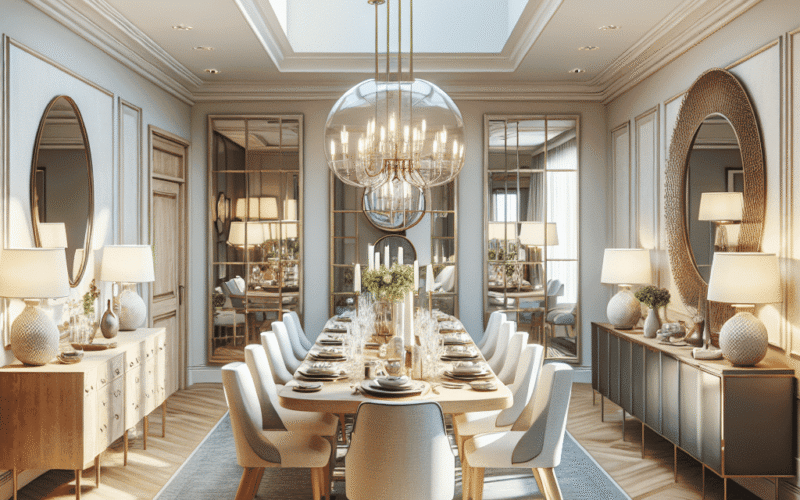 Dicas fáceis que transformam a sala de jantar, ampliando o espaço e aumentando a luminosidade.