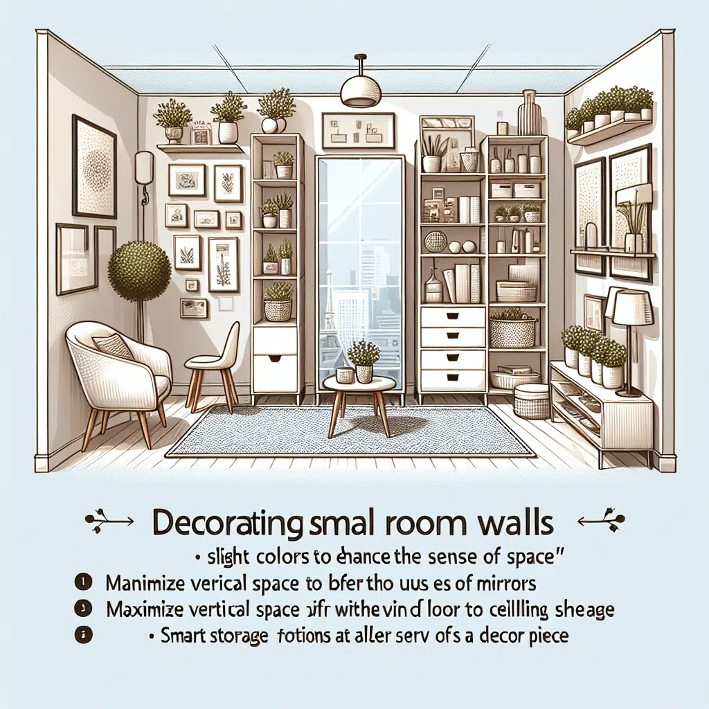 Dicas para decorar paredes de ambientes pequenos e aumentar a sensação de espaço