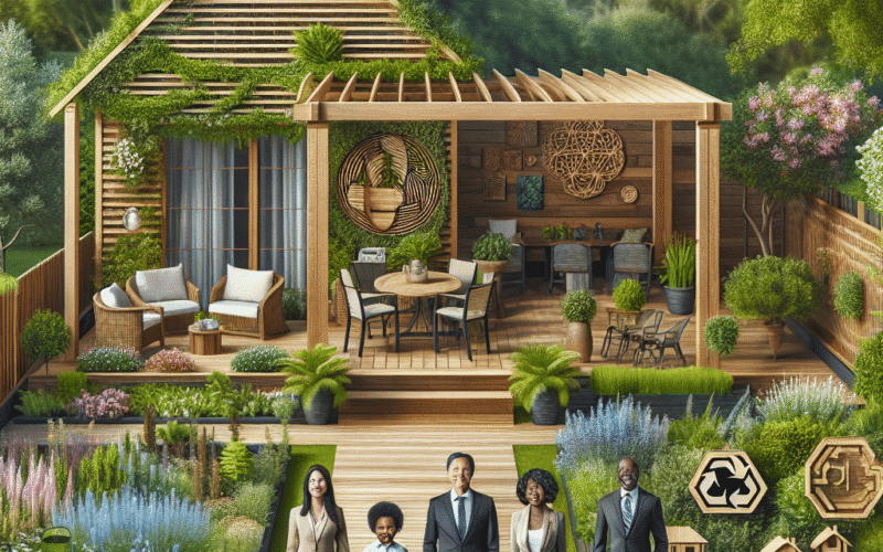 Estruturas de madeira são a opção mais eficiente para renovar quintais, afirmam especialistas.