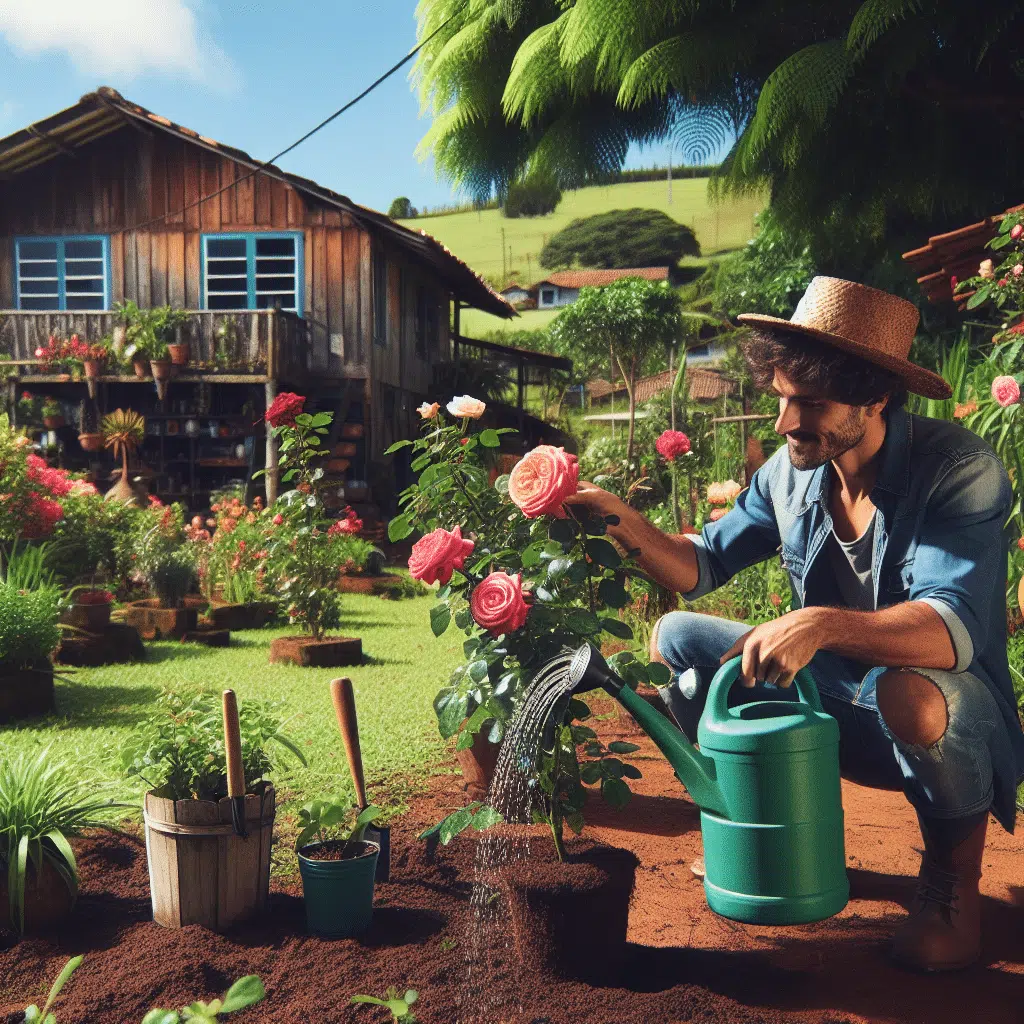 Jardineiro compartilha receita caseira que acelera o crescimento das rosas