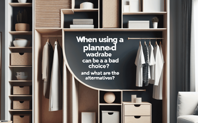 Quando usar um guarda-roupa planejado pode ser uma má escolha e quais são as opções disponíveis.