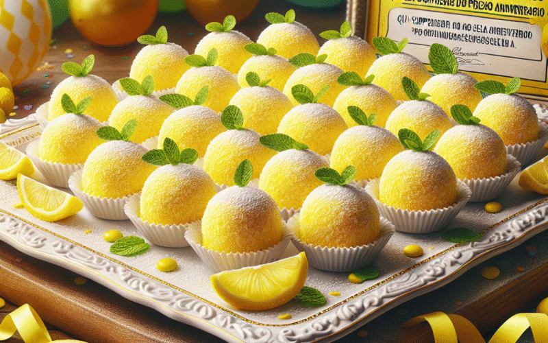 Receita de brigadeiro de limão siciliano que vai surpreender no seu próximo aniversário.