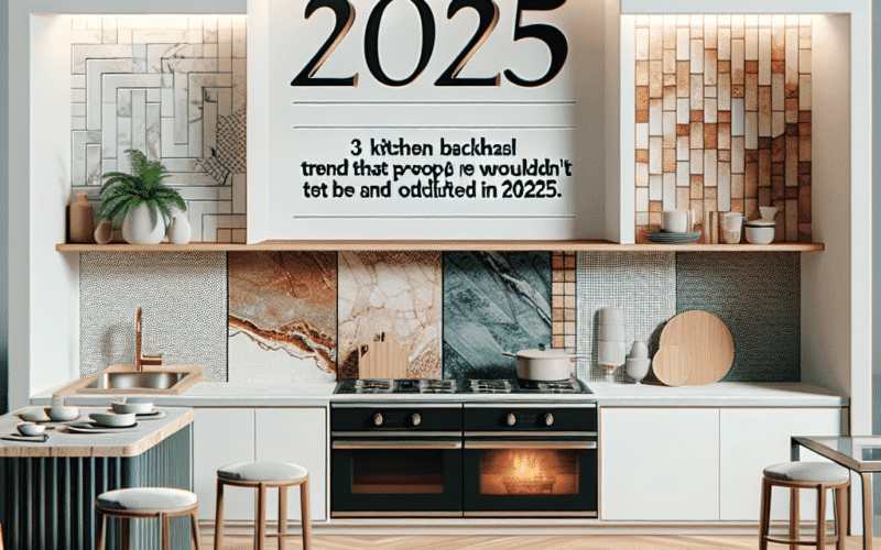 Três tendências de backsplash que você não imagina que estão sendo deixadas de lado em 2025.