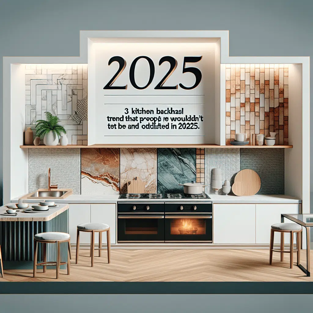 Três tendências de backsplash que você não imagina que estão sendo deixadas de lado em 2025.