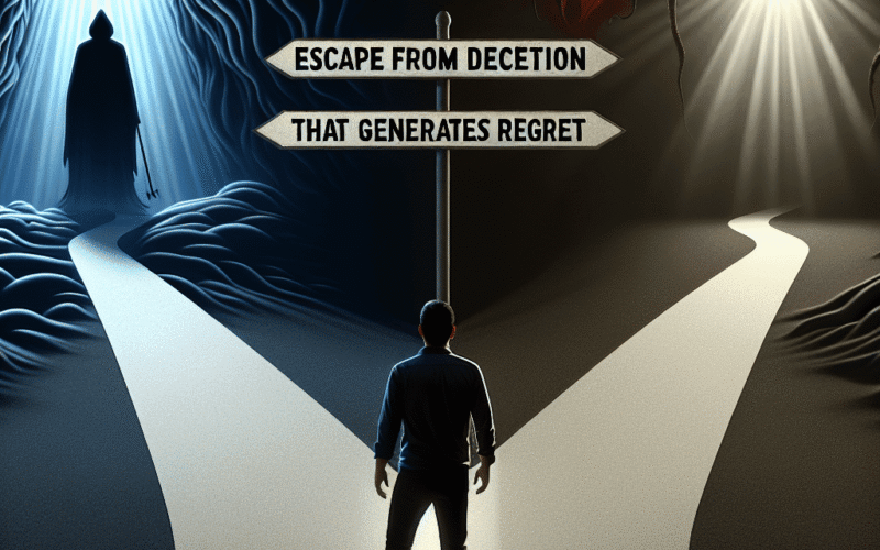 fuja de enganos que geram arrependimento
