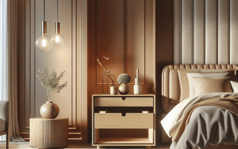 mesa de cabeceira para cama sem compartimentos