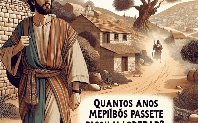 Quantos anos Mefibosete passou em Lodebar? Compreenda o contexto bíblico e histórico. -