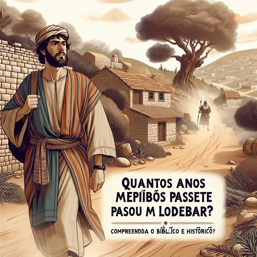 Quantos anos Mefibosete passou em Lodebar? Compreenda o contexto bíblico e histórico. –
