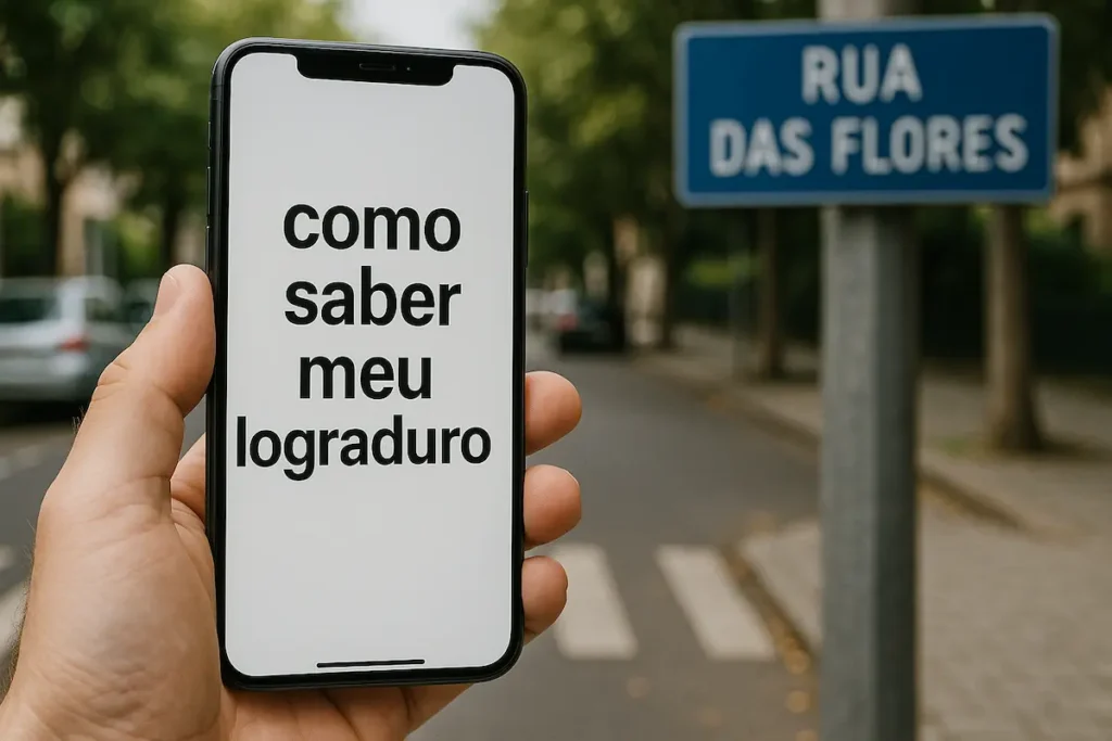 Como saber meu logradouro