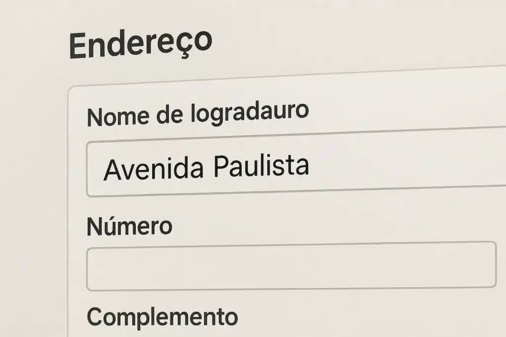 O que é logradouro no endereço