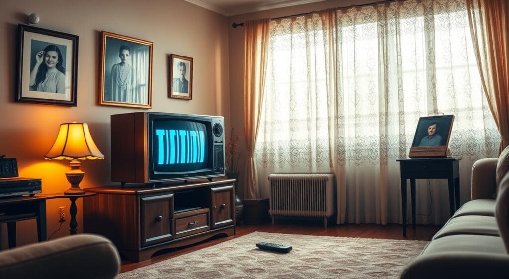 teste iptv em televisão antiga