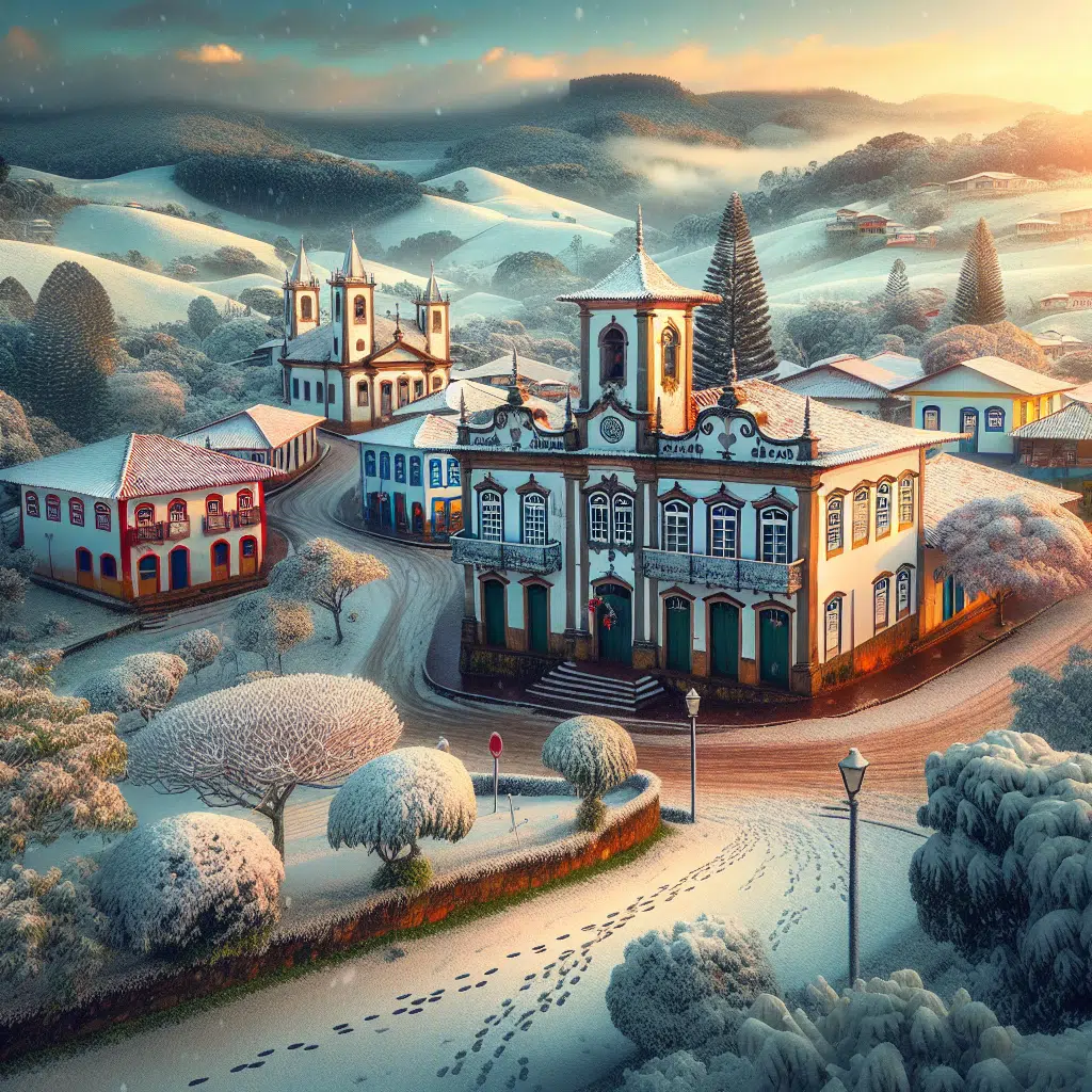 A cidade mais gelada do Brasil está em Santa Catarina e já teve neve fora da estação de inverno. –