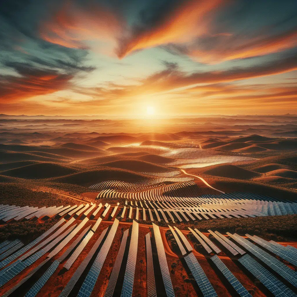 Com 3 mil hectares, este é o maior parque de geração de energia solar do Brasil e está localizado no norte de Minas Gerais. –