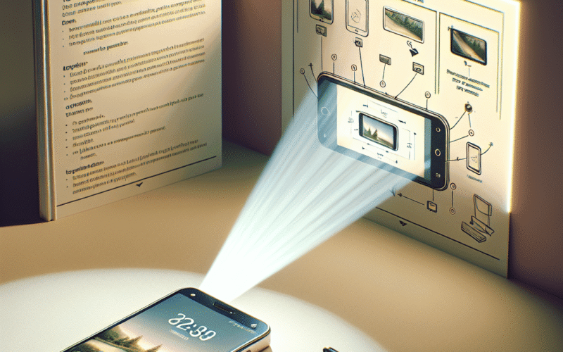 Como projetar a tela do celular na parede? Um guia prático para fazer em casa. -