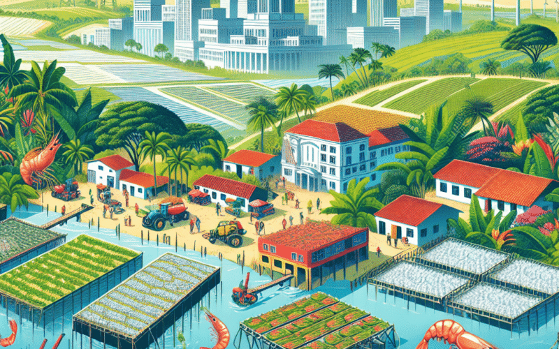 Descubra a cidade brasileira com a maior produção de camarão em cativeiro. -