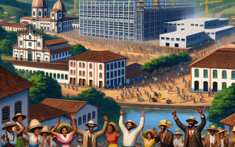 Empresa chilena optou por este município de 8 mil habitantes no Brasil para erigir uma fábrica de bilhões. -