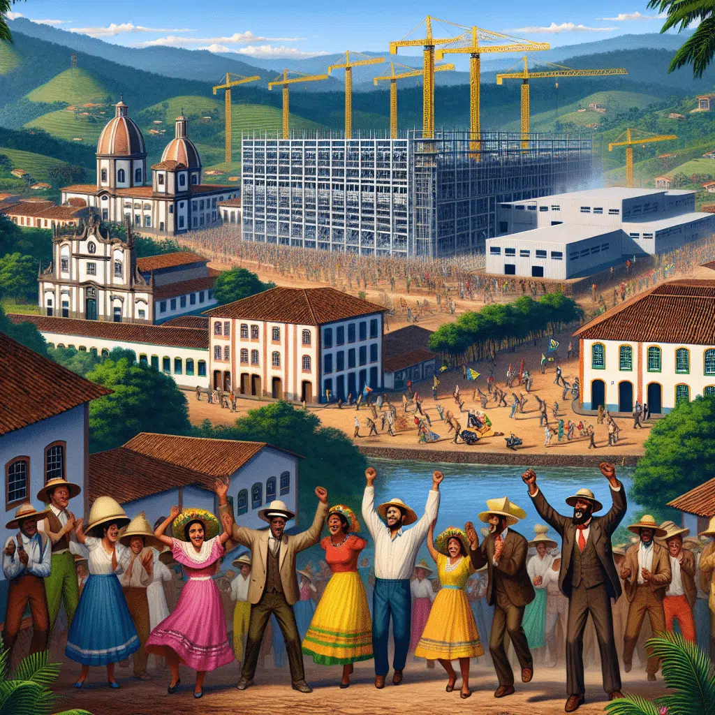 Empresa chilena optou por este município de 8 mil habitantes no Brasil para erigir uma fábrica de bilhões. – Empresa chilena optou por este município de 8 mil habitantes no Brasil para erigir uma fábrica de bilhões. –