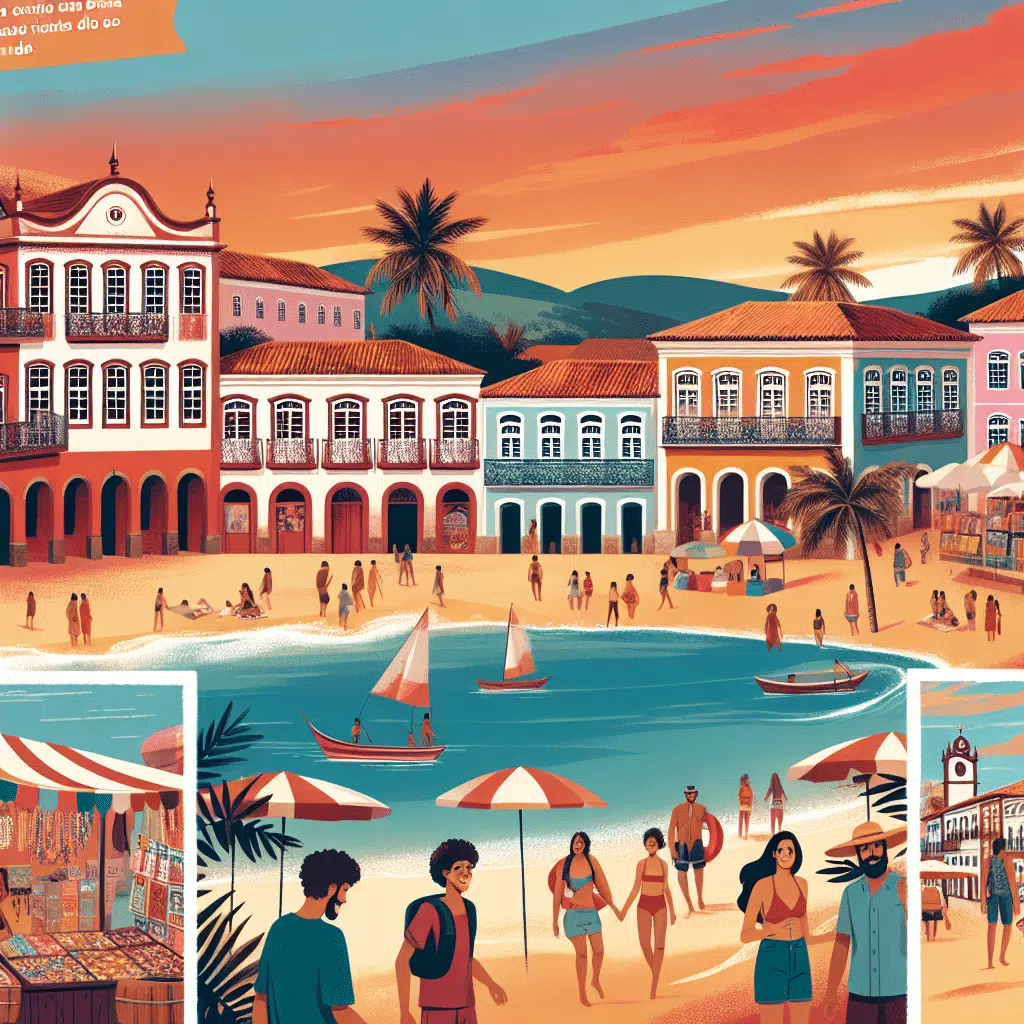 Esta charmosa cidade praiana no Brasil já serviu de cenário para uma série da Disney e atrai visitantes de todo o mundo. –