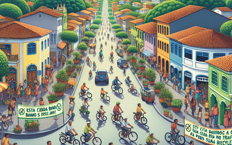 Esta cidade do Brasil baniu carros e motos desde 2002 e apenas bicicletas podem trafegar por suas ruas. -