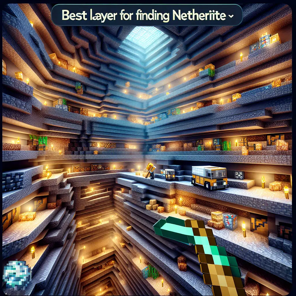 Melhor camada para encontrar netherite no Minecraft: guia completo para mineração eficiente –