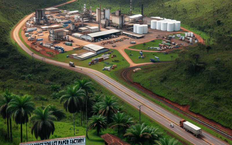 O Brasil abriga a maior fábrica de papel higiênico da América Latina; descubra sua localização. -
