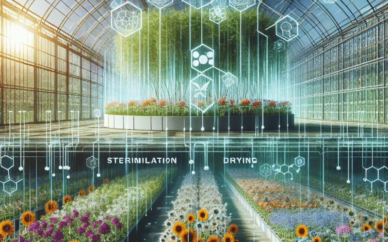 Como opera uma estufa para esterilização e secagem?