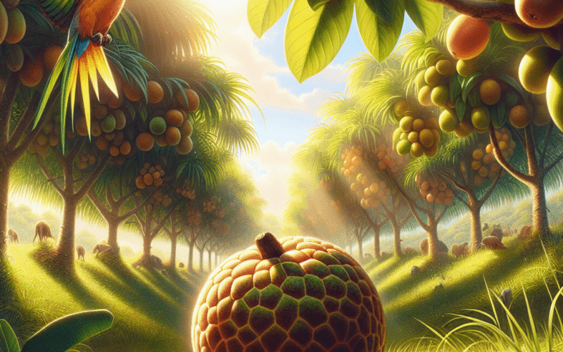 Descubra o sapoti, fruta de sabor adocicado e textura cremosa que está sendo reintroduzida nas plantações brasileiras. -