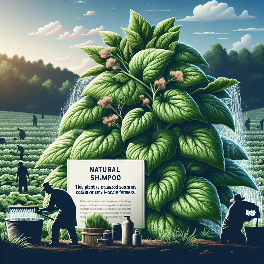 Essa Planta é Utilizada Como Shampoo Natural E Está Sendo Cultivada Por Pequenos Agricultores. –