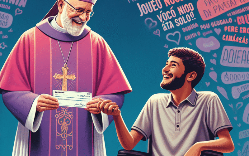 “João, você não está só”: Bispo Bruno Leonardo presenteia jovem paraplégico com R$ 100 mil e comove muitos nas redes sociais