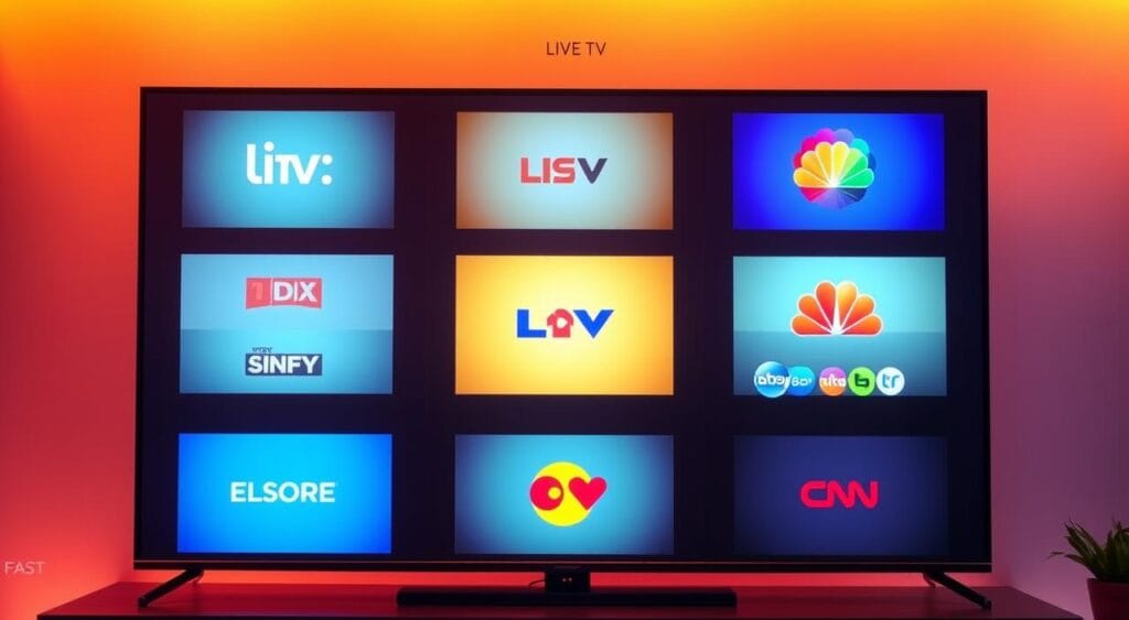 Plataformas FAST para assistir canais de TV ao vivo grátis