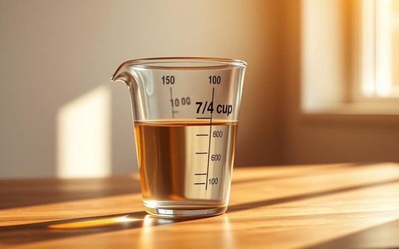 o que significa 3/4 de xícara